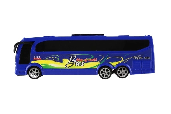 Autobus en plastique 25cm à friction dans une boîte