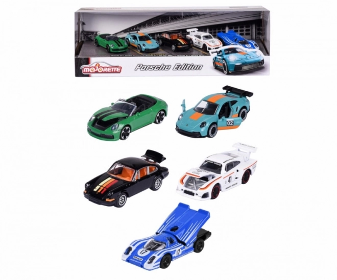Majorette Porsche Motorsport Coffret cadeau 5 pcs