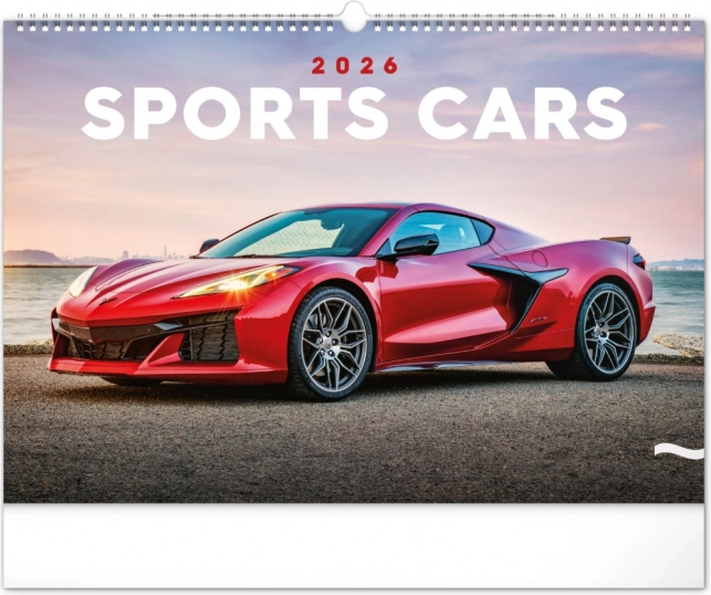 Calendrier mural Voitures Rapides 2026