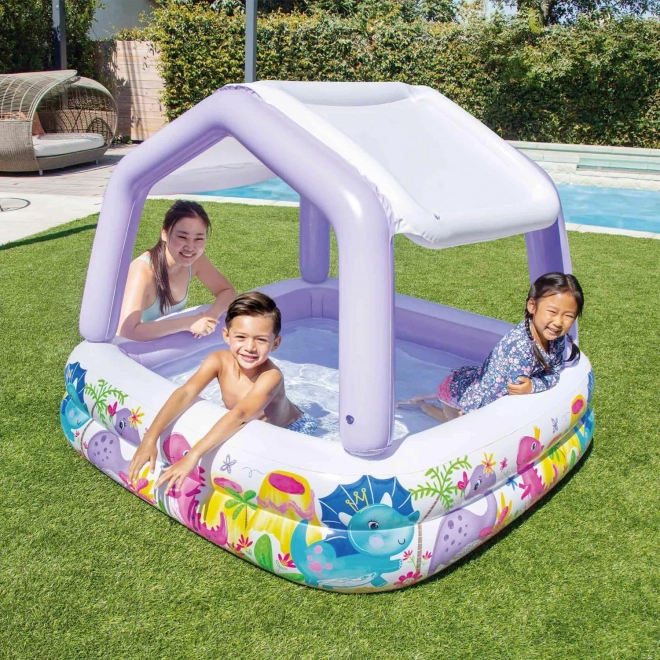 Piscine gonflable avec auvent pour enfants INTEX Dino