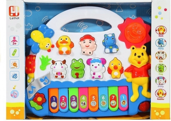Piano pour bébé - Sons d’animaux 2 couleurs