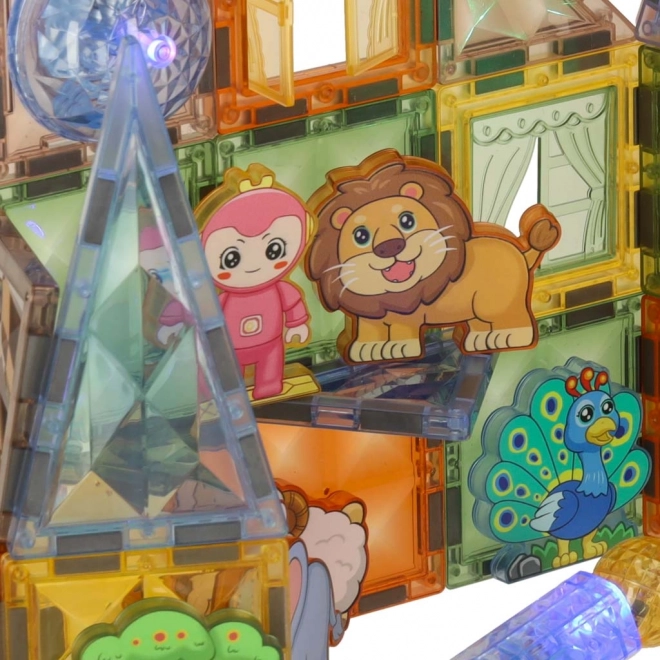 Blocs magnétiques lumineux pour enfants