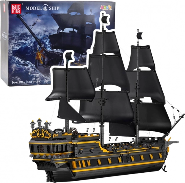 Kit de construction bateau pirate Perle Noire 5266 pièces
