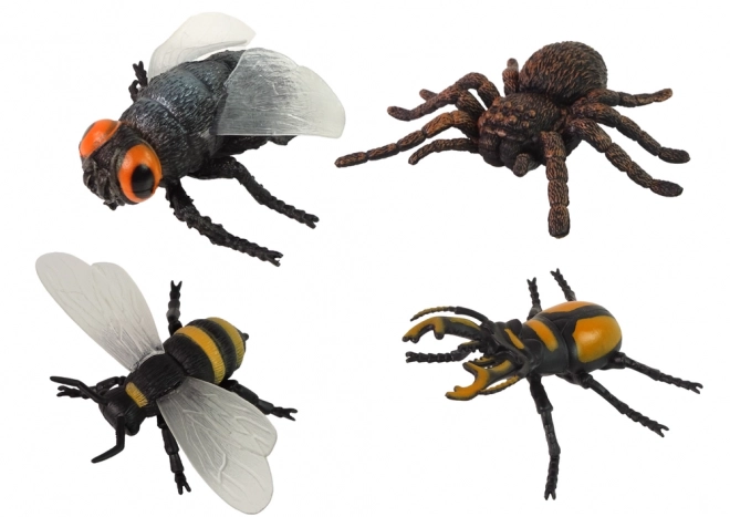 Ensemble de figurines d'insectes Insecte Araignée Abeille 6 pcs.