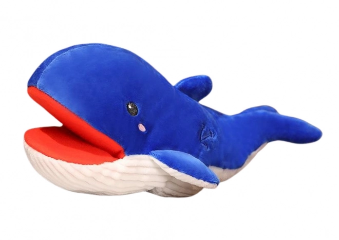 Mascotte en peluche Baleine bleue 30 cm