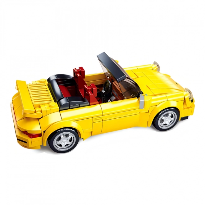 Voiture de sport jaune Sluban ModelBricks
