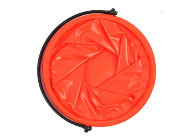 Seau multifonction pliant PVC orange