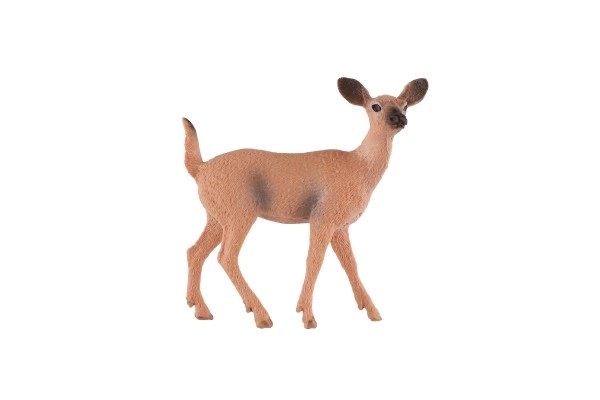 Cerf d'Europe en plastique zooted 7cm en sachet