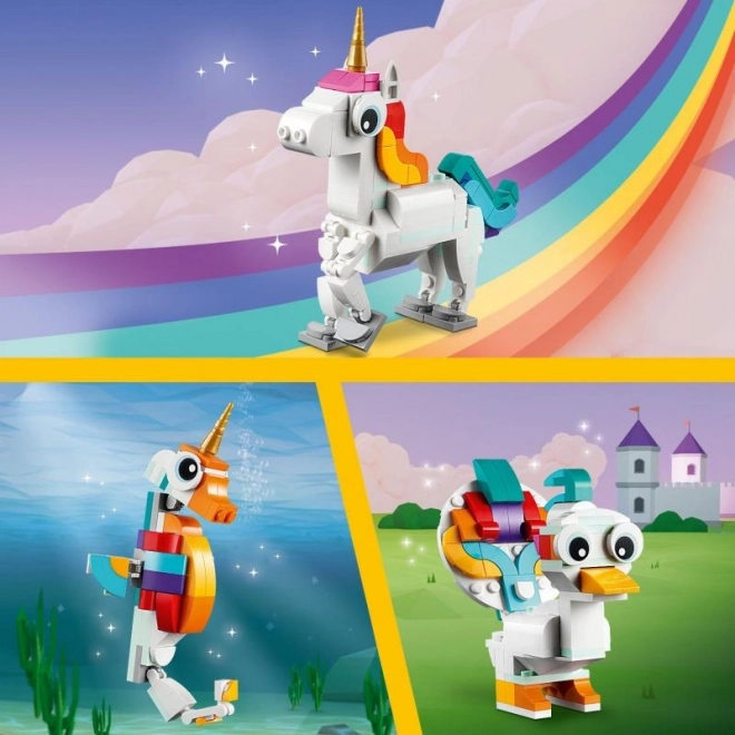 LEGO Creator 3en1 31140 Licorne magique
