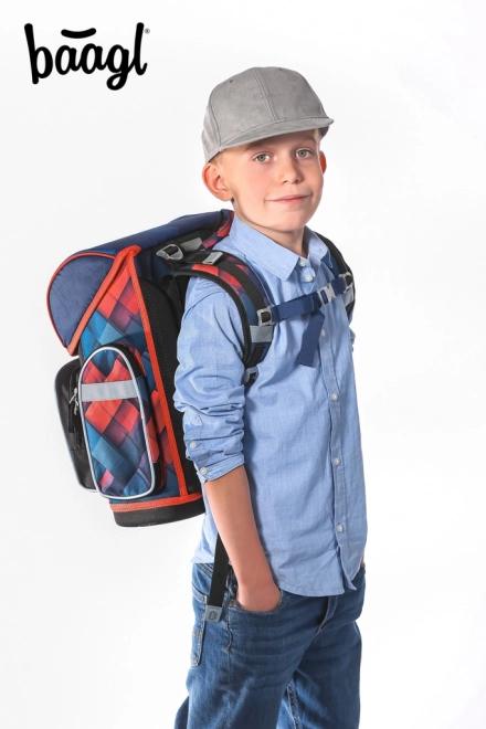 Baagl set 5 Ergo sauveteurs : cartable, trousse, sac, tablier, porte-monnaie
