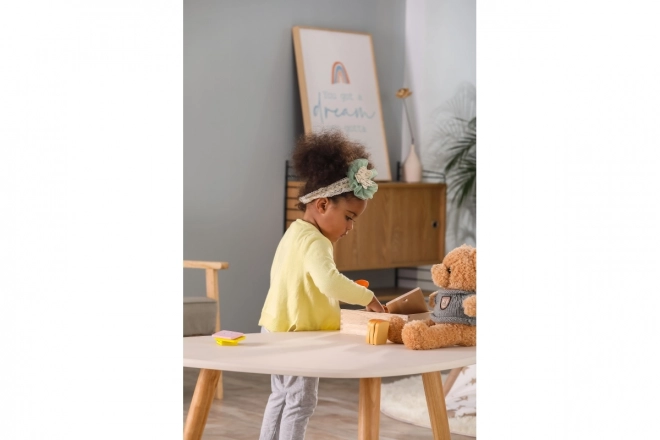 Ensemble de nourriture en bois pour enfants