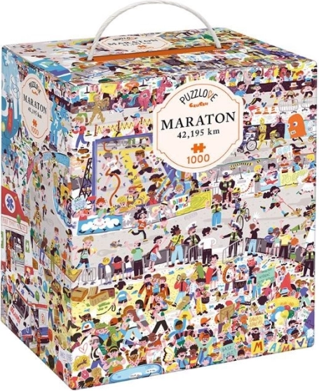 Puzzle Puzzlove marathon 42,195 km – 1000 pièces