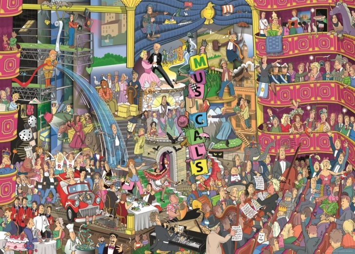 HEYE Puzzle Les meilleures comédies musicales 1000 pièces