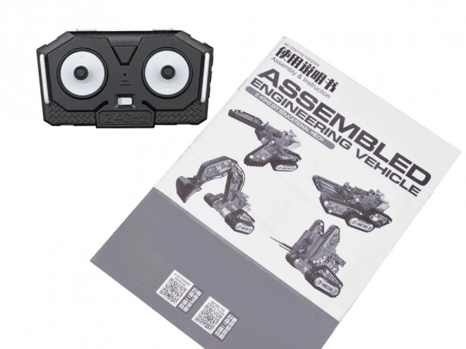 176-ele RC0665 Ensemble de télécommande 4 en 1 pour machines de construction pliables