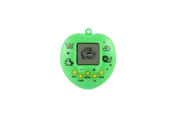 Pendentif électronique pour animaux avec cordelette en plastique 5x6cm avec piles mélange de couleurs 10,5x15x2cm