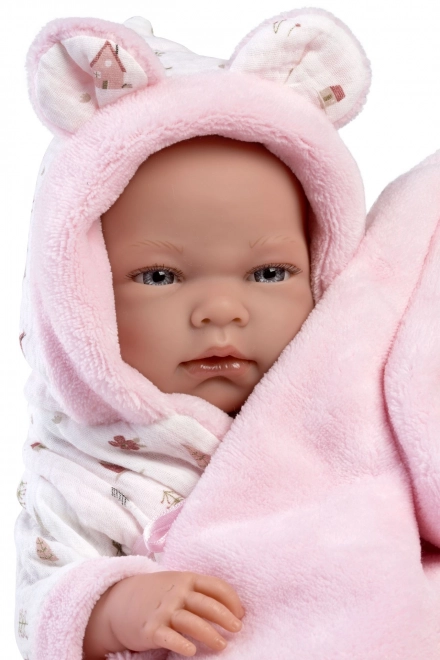 Llorens 73898 NOUVEAU-NÉ FILLE - poupée réaliste bébé avec corps tout en vinyle - 40 cm