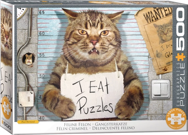 Puzzle Eurographics Chat Criminel XL 500 pièces