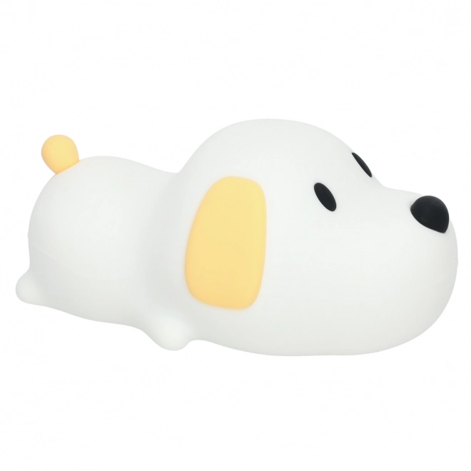 Lampe de nuit tactile en silicone pour enfants LED USB en forme de chiot