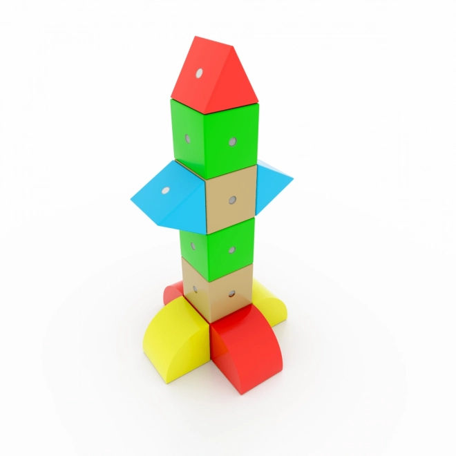 Blocs magnétiques en bois WABI 40 pièces