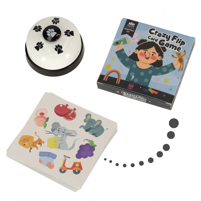 Jeu de cartes Trouver la paire avec 54 cartes et une cloche