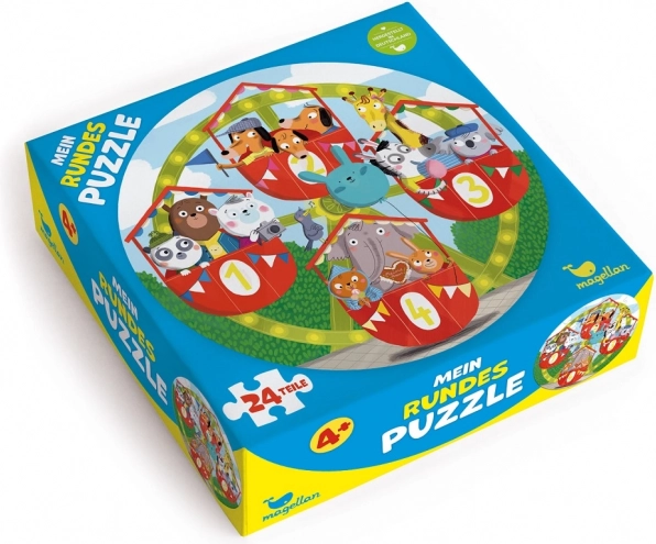 Magellan puzzle rond Animaux sur la grande roue