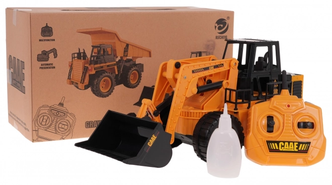 Bulldozer de construction télécommandé
