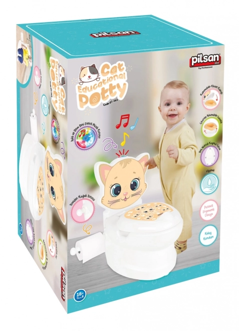 Toilette pour enfants Chaton