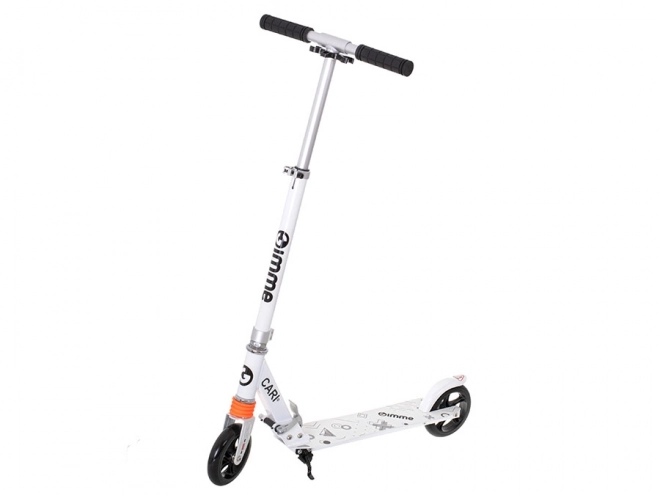 Trottinette pliable urbaine CARI 145 mm blanc-noir