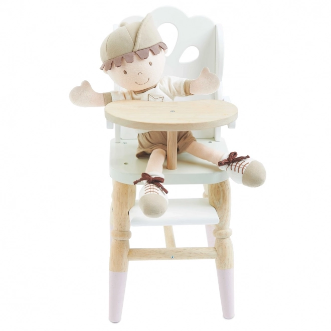 Chaise haute en bois pour poupées Le Toy Van