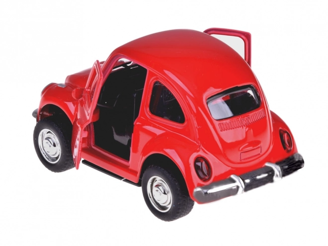 Voiture en métal avec portes ouvrantes et phares