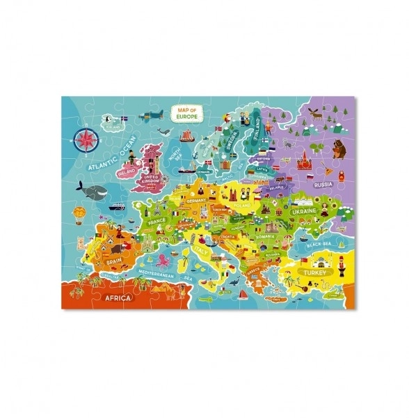 Puzzle Carte de l'Europe - 100 pièces