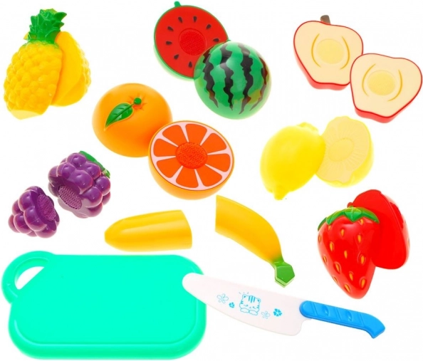 Set de fruits coloré pour un jeu créatif