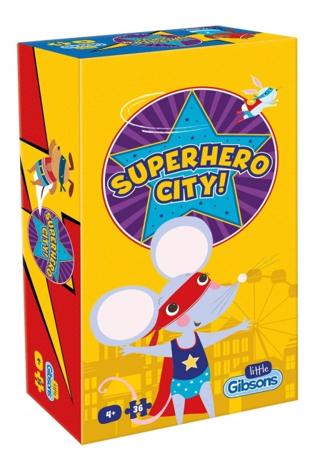 Puzzle pour enfants Superhero City 36 pièces