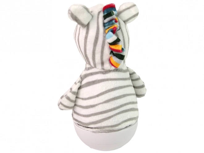 Zèbre à bascule avec lampe et mélodie pour enfants