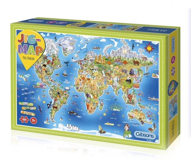 Puzzle éducatif Notre monde 250 pièces
