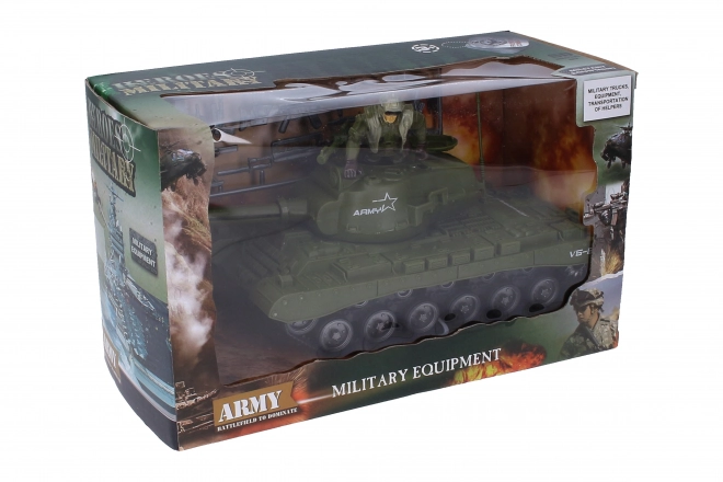 Char avec soldat 26 cm
