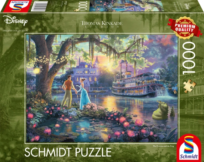 Puzzle princesse et grenouille 1000 pièces