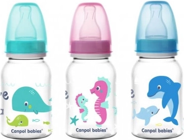 Canpol babies biberon avec motif Love & Sea – 120 ml