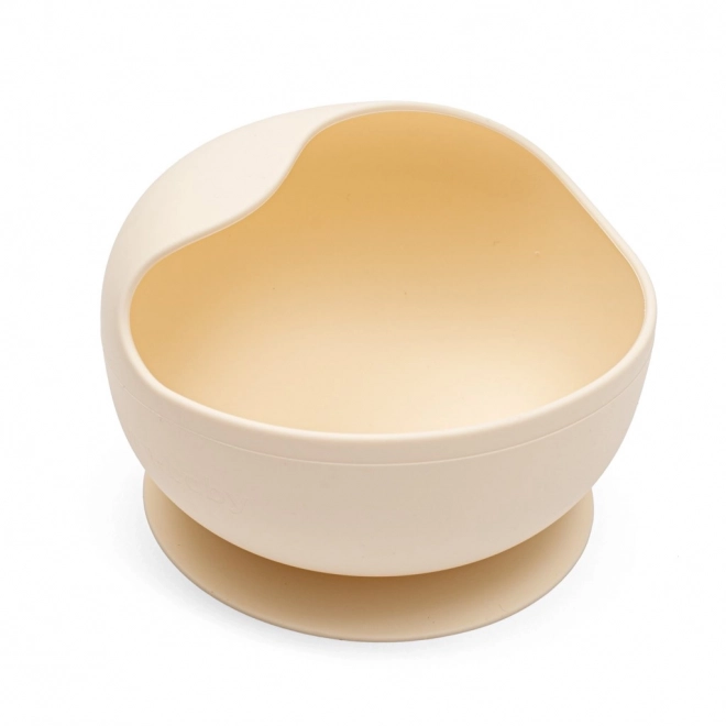 Bol en silicone à ventouse New Baby beige