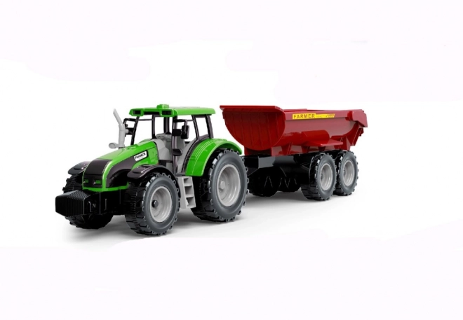 Tracteur avec remorque à propulsion inertielle