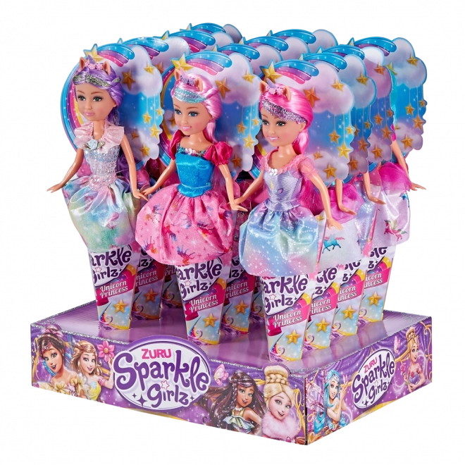 Fée licorne Sparkle Girlz en cornet