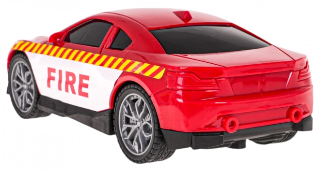 Ensemble hélicoptère + camion de pompiers