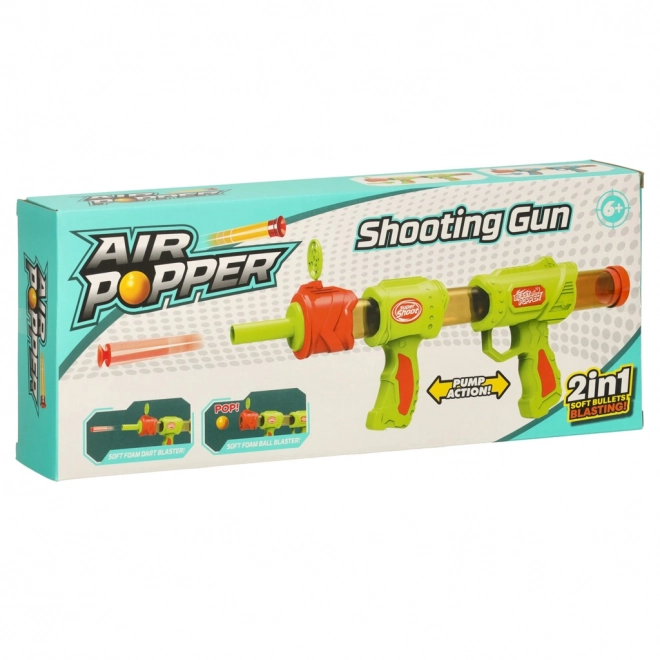 Pistolet avec balles en mousse