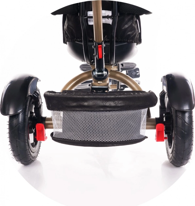CHIPOLINO Tricycle pour jumeaux 2Play Obsidian – or