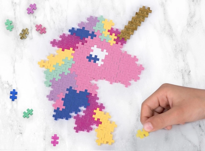 Plus-Plus Apprends à construire des Licornes
