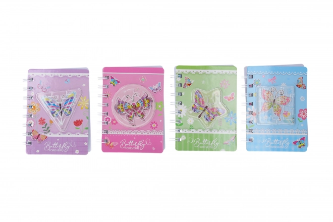 Carnet 8x11,5 cm 60 pages + labyrinthe - papillon