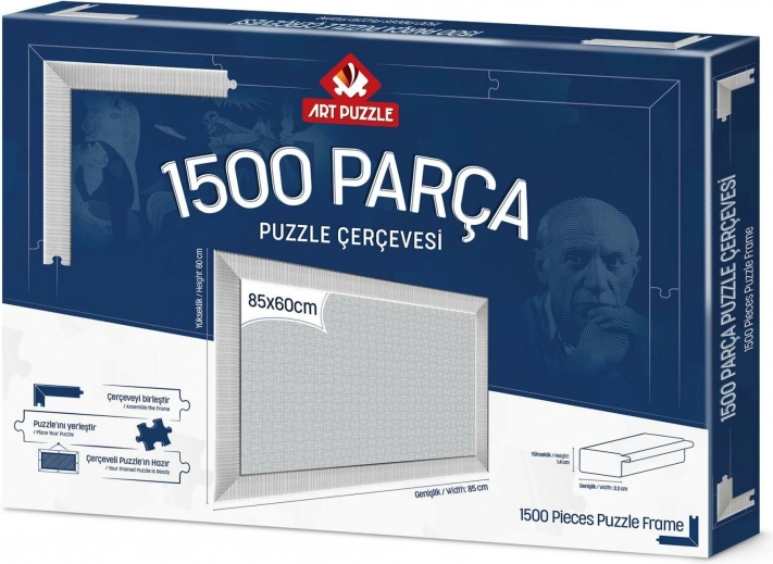 Cadre pour puzzle 85x60 cm blanc