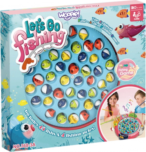 WOOPIE Jeu de pêche pour 4 joueurs