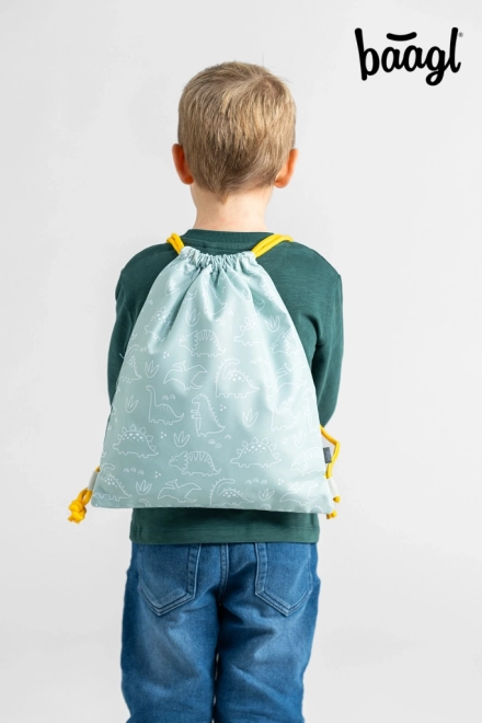 BAAGL Sac à cordon préscolaire Dino