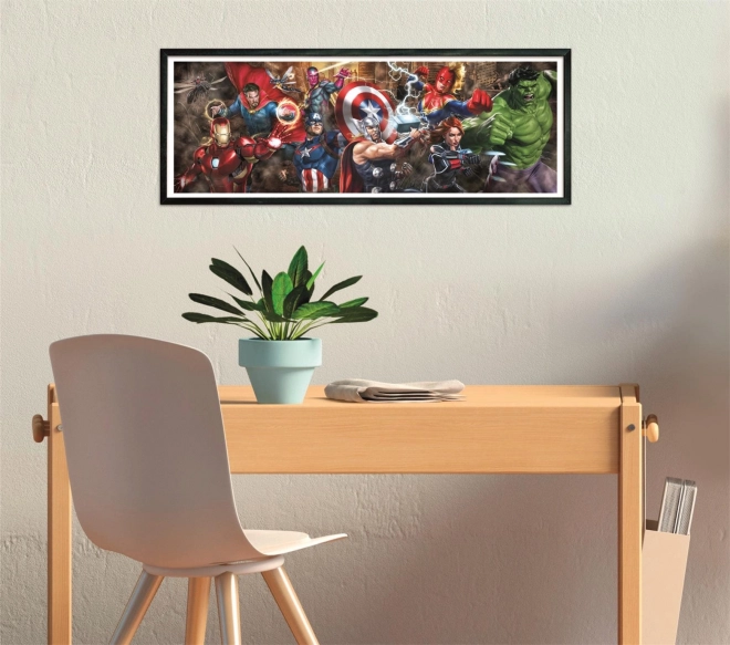Puzzle Panorama Avengers 1000 Pièces